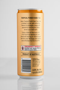 HAIVER SPIRITS TROPICAL PUNCH HARD TEA 330ML 4.5% - 4 PACK