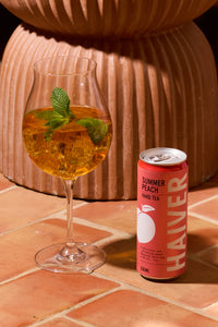 HAIVER SPIRITS SUMMER PEACH HARD TEA 330ML 4.5% - 4 PACK